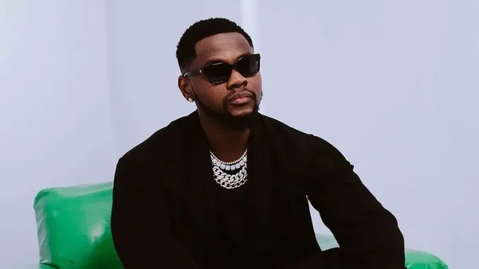 Video: Moment Kizz Daniel, wife shares kiss during performance at Ovo Arena