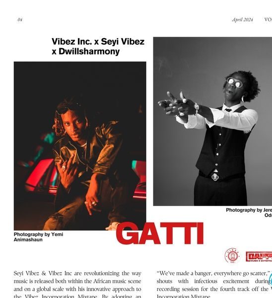 Vibez Inc – Gatti Ft Seyi Vibez & Dwillsharmony